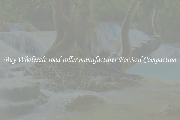 Buy Wholesale road roller manufacturer For Soil Compaction