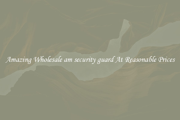 Amazing Wholesale am security guard At Reasonable Prices