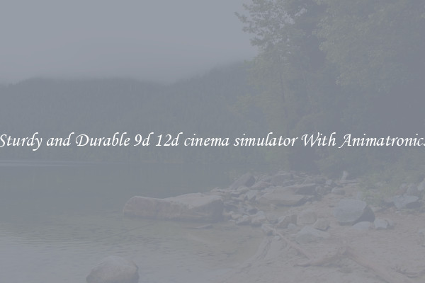 Sturdy and Durable 9d 12d cinema simulator With Animatronics