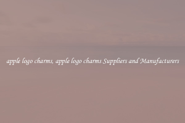 apple logo charms, apple logo charms Suppliers and Manufacturers
