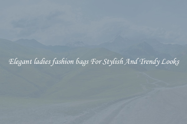 Elegant ladies fashion bags For Stylish And Trendy Looks