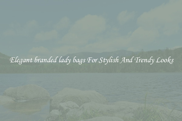 Elegant branded lady bags For Stylish And Trendy Looks